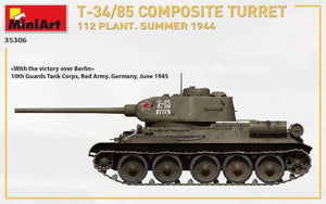 MiniArt 35306 T-34/85 COMPOSITE TURRET. 112 PLANT. SUMMER 1944 1/35 – image 14