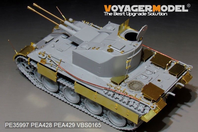 Voyager Model PE35997 WWII German FlaKPanzer V COELIAN Basic For TAKOM 2105 1/35 – obrázek 9