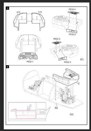 Modelcollect UA72200 B-52H US Stratofortress Strategic Bomber 1/72 – obrázek 21
