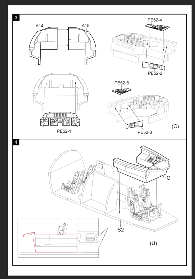 Modelcollect UA72200 B-52H US Stratofortress Strategic Bomber 1/72 – obrázek 21