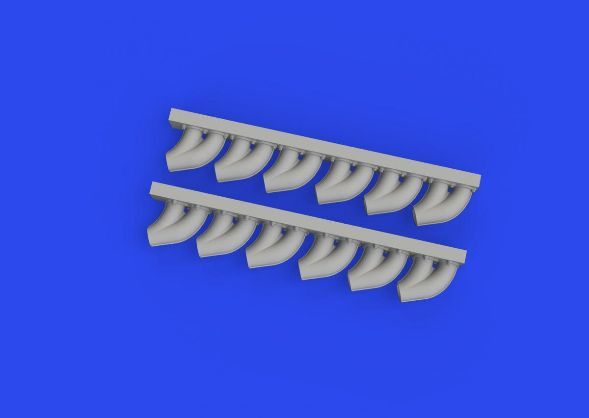 Eduard 648959 P-39 exhaust stacks rounded PRINT EDUARD 1/48 – Bild 3