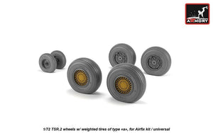 Armory Models AW72414 BAC TSR.2 wheels w/ weighted tires, type “a” (DL) 1/72 – obrázek 3