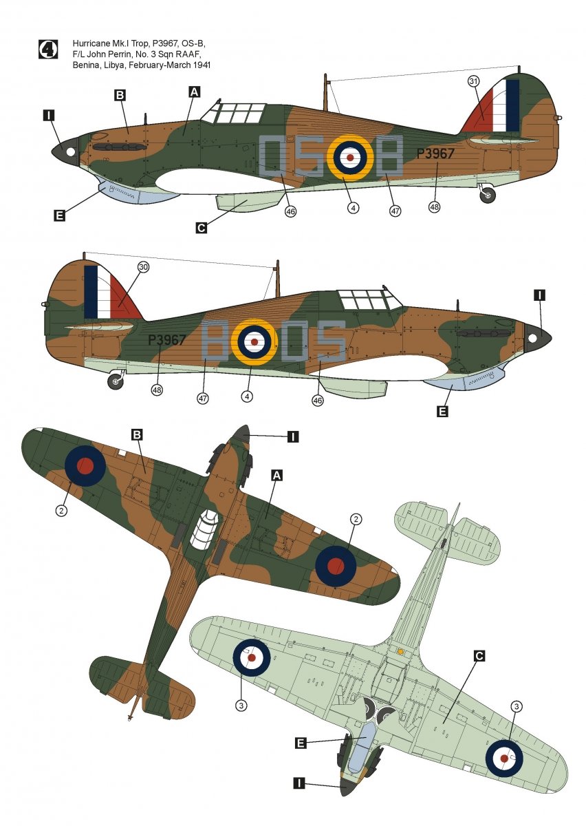 Hobby 2000 48014 Hawker Hurricane Mk.IA Trop 1/48 – image 4