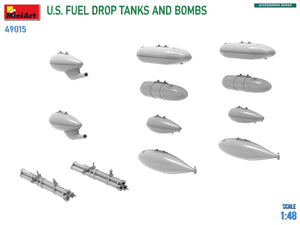 MiniArt 49015 US FUEL DROP TANKS AND BOMBS 1/48 – immagine 6
