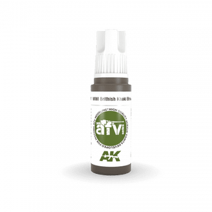 AK Interactive AK11301 WWI British Khaki Brown Base 17ml – image 2