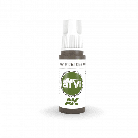 AK Interactive AK11301 WWI British Khaki Brown Base 17ml – image 2