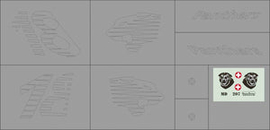 ModelMaker Decals MD48207 F/A-18 Switzerland Panthers special scheme - masks set 1/48 – image 3