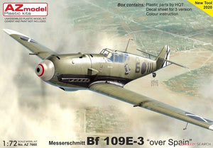 AZ Model AZ7660 Messerschmitt Bf 109E-3 Over Spain 1/72