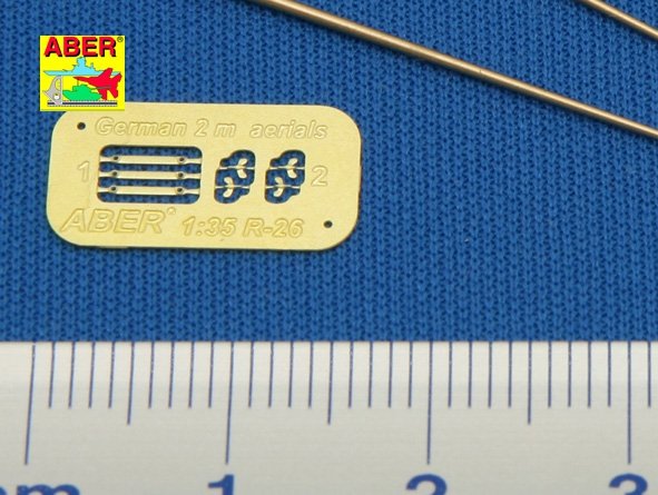 Aber R-26 German 2m antenna rods (set of 3 pcs.) 1/35 – image 3
