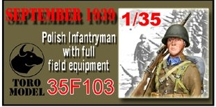 ToRo Model 35F103 September 1939 - Polish Soldier with full field equipment 1/35 – Bild 2