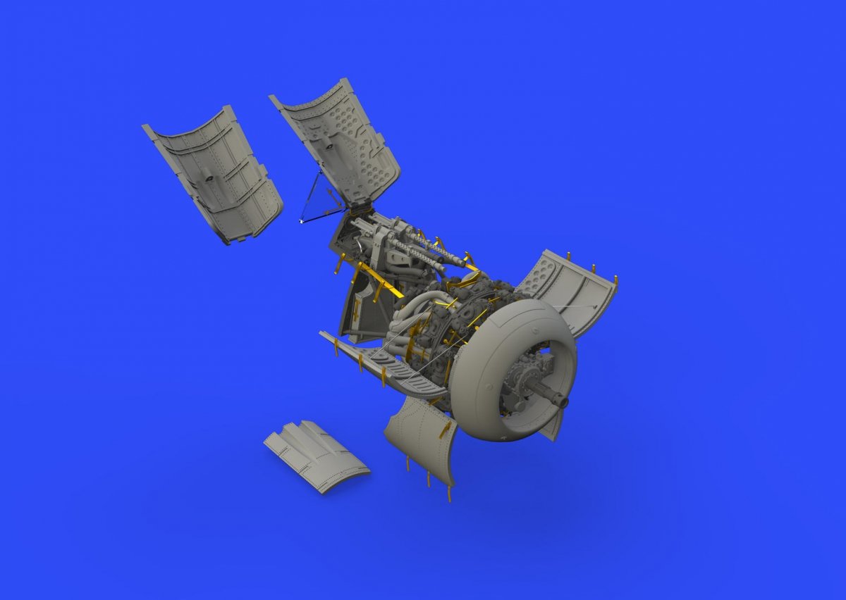 Eduard 648408 Fw 190A-5 engine &amp;amp; fuselage guns EDUARD 1/48 – image 3