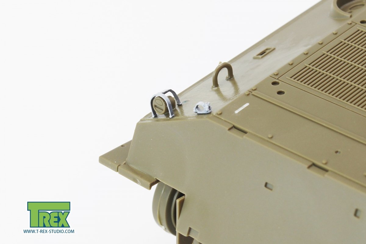 T-Rex Studio TR35022 M4 Sherman Guards Set (for Welded Hull) can support 2 tanks 1/35 – zdjęcie 2