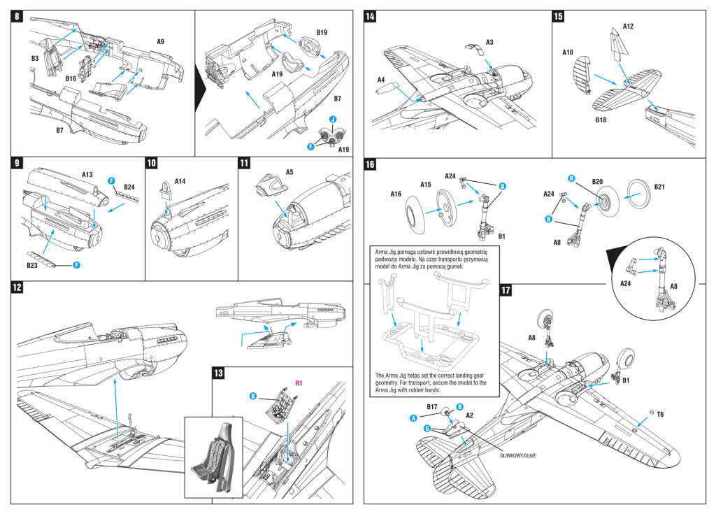 Arma Hobby 70094 Curtiss Hawk 81-A2 Flying Tigers 1/72 – immagine 4