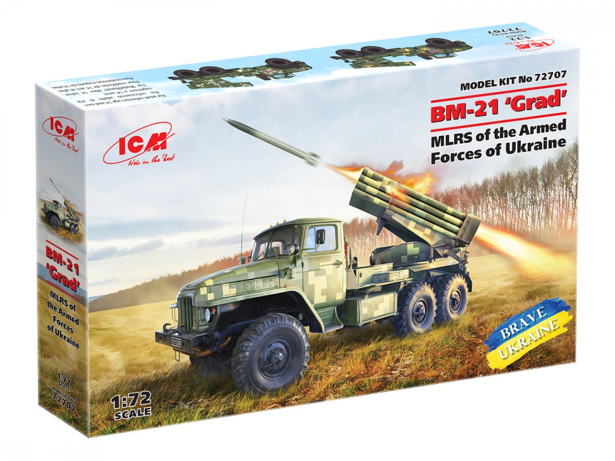 ICM 72707 BM-21 Grad MLRS of the Armed Forces of Ukraine 1/72 – Bild 2