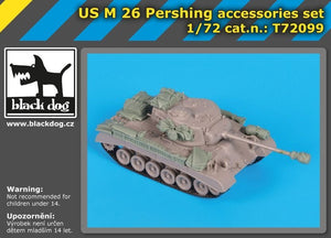 Black Dog T72099 US M26 Pershing accessories set for Trumpeter 1/72 – image 2