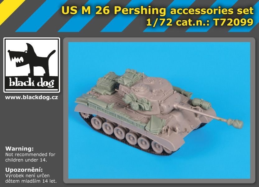 Black Dog T72099 US M26 Pershing accessories set for Trumpeter 1/72 – image 2
