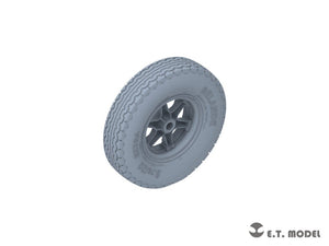 ET Model P35-134 WWII German Sd.Kfz.7(8t) Sagged Front Wheels &amp;amp; Spare Wheel Type.3 for Dragon / Trumpeter kit 1/35 – Bild 3