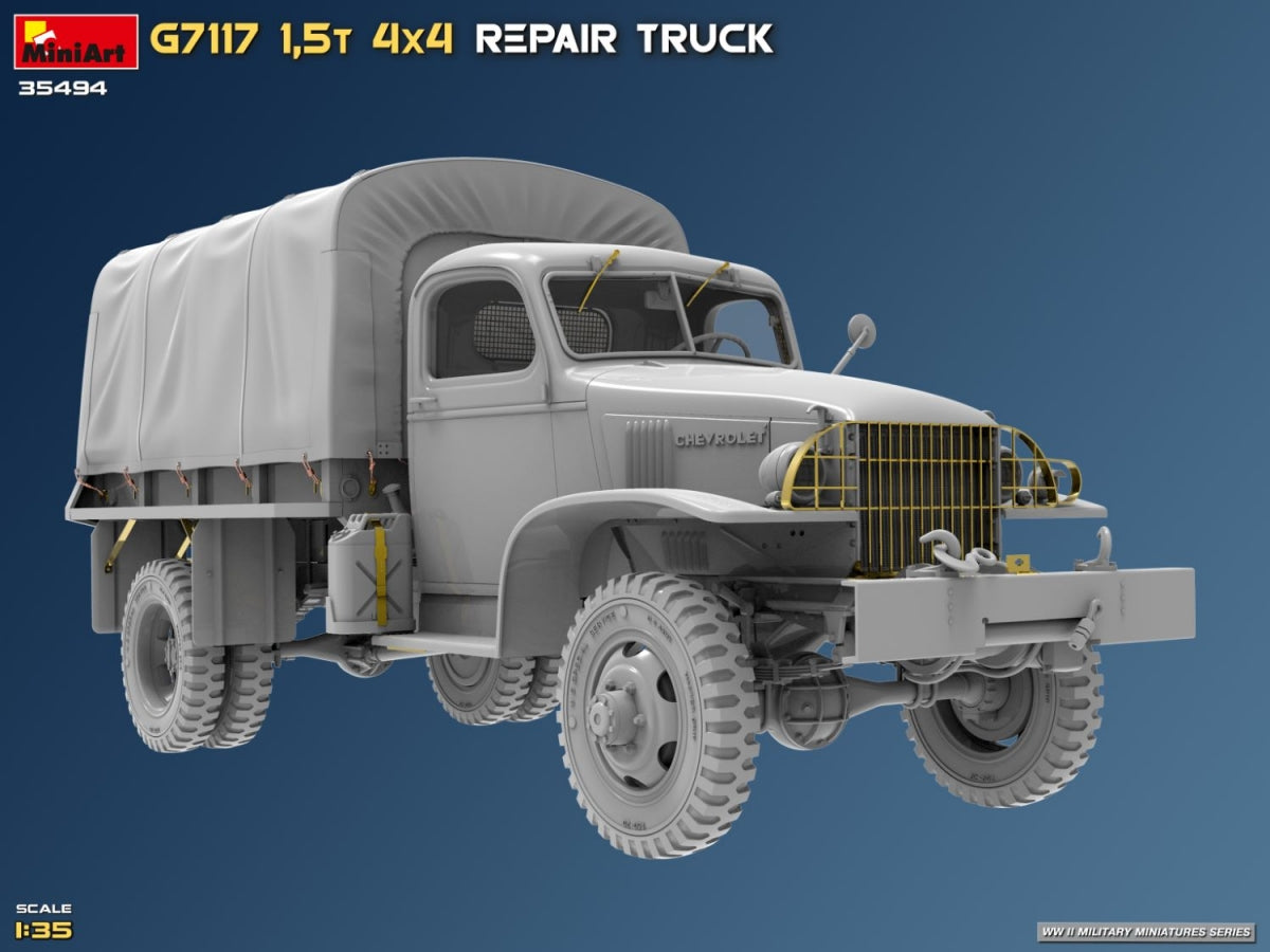 MiniArt 35494 G7117 1.5T 4x4 Repair Truck 1/35 – image 37