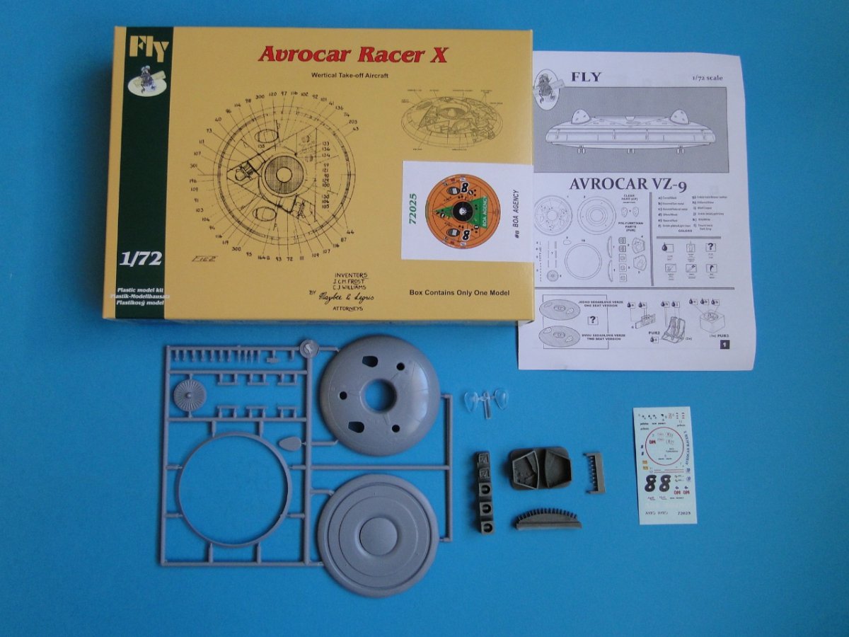 Fly 72025 Avrocar Racer X BOA AGENCY 1/72 – image 2