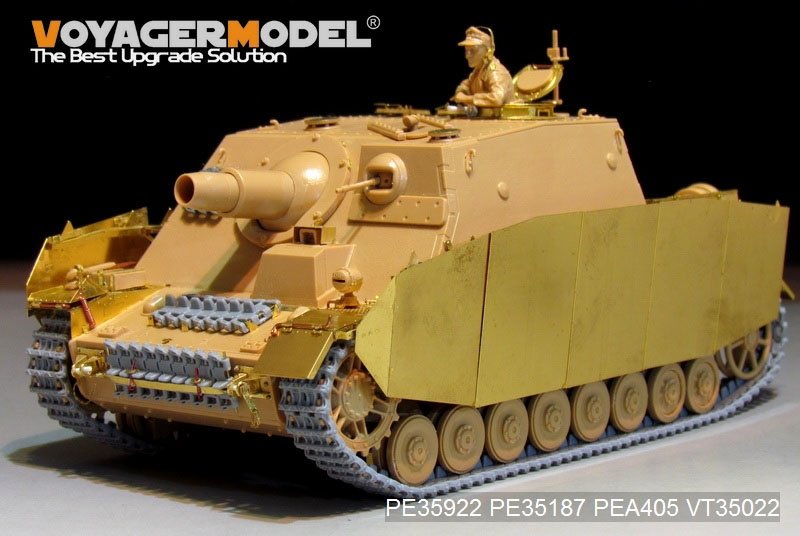 Voyager Model PE35922 WWII German Sturmpanzer IV Brummbar Late Version Basic For TAMIYA 35353 1/35 – imagen 11