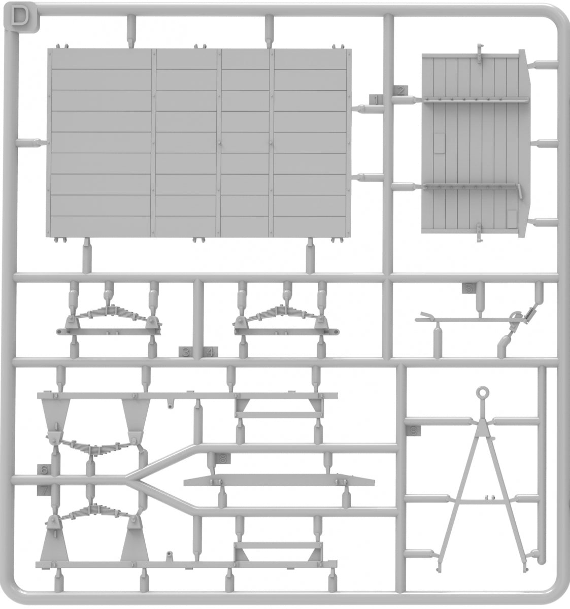 MiniArt 35487 Sonderanhanger 0st 1.5T. German Cargo Trailer 1/35 – image 15