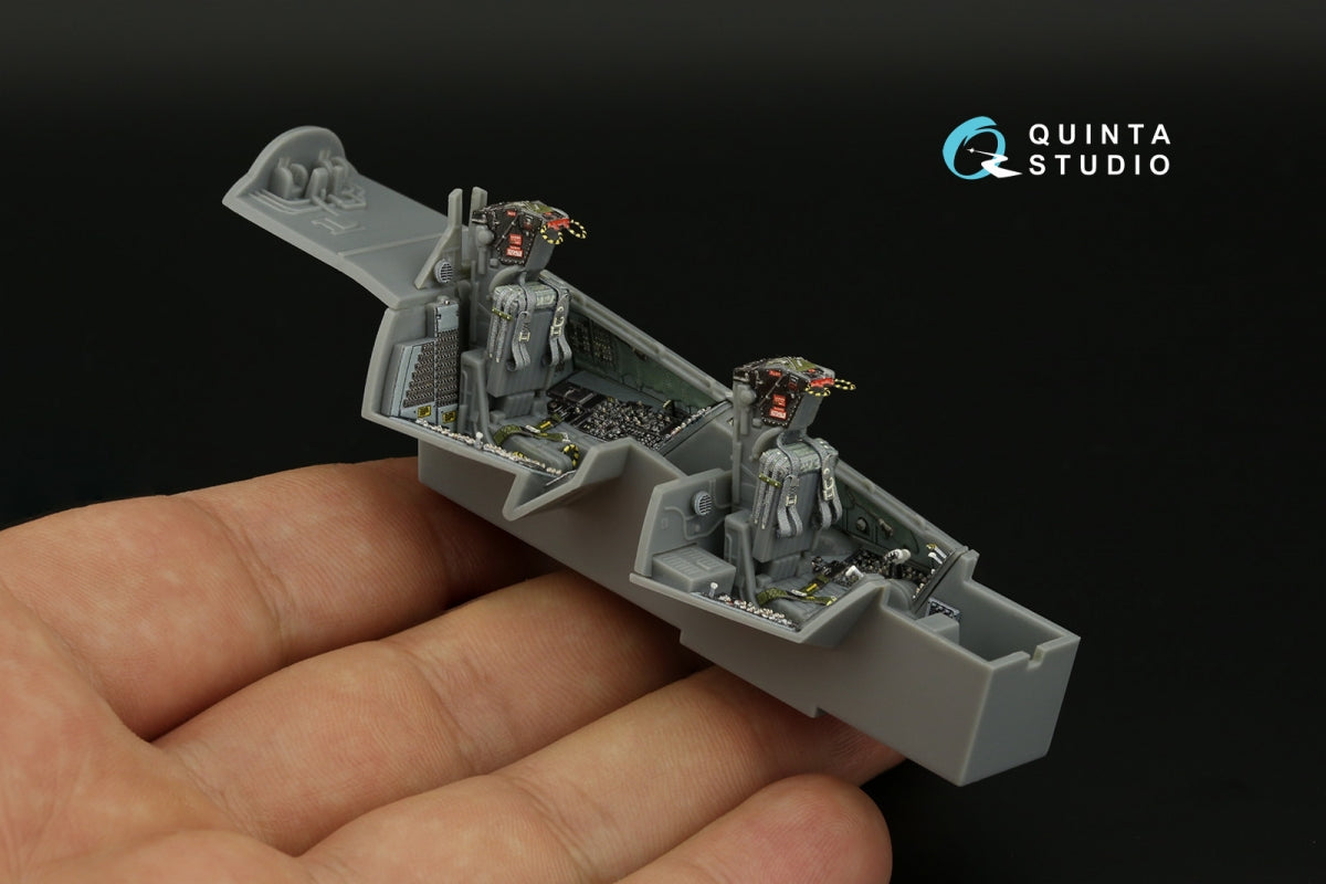 Quinta Studio QD48395 F-14A 3D-Printed &amp;amp; colored Interior on decal paper (Hobby Boss) 1/48 – image 10