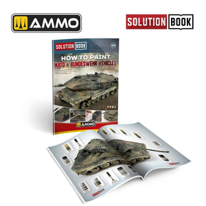 AMMO by Mig Jimenez 6531 SOLUTION BOOK 26 – How to Paint NATO &amp; BUNDESWEHR Vehicles (English, Spanish, French &amp; German)