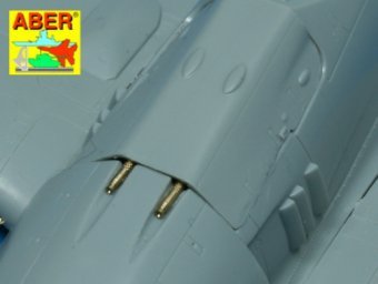 Aber A48 011 Set of 4 barrel tips for German 13 mm MG 131 aircraft machine gun (1/48 – obrázek 3