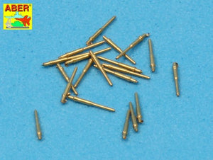 Aber 350L-25 Set of 20 pcs 28 mm (1.1in) L/75Mk.1 barrels for US Navy ships (1/350)