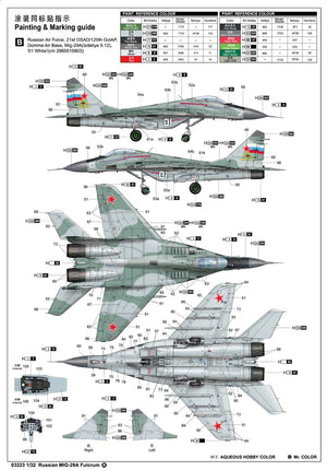 Trumpeter 03223 Russian MIG-29A Fulcrum 1/32 – obrázek 4