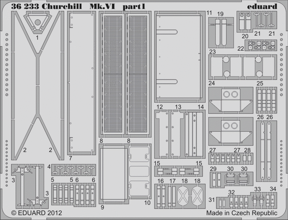 Eduard 36233 Churchill Mk. VI 1/35 AFV Club – image 2