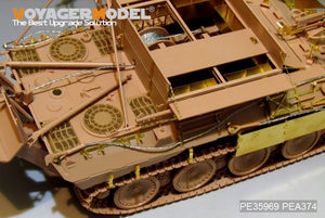 Voyager Model PE35969 WWII German Bergepanther Ausf.A (Early type,Panther A tool holders) Basic For MENG SS-015 1/35 – obrázek 11