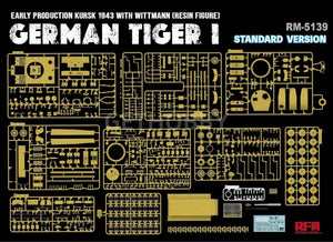 Rye Field Model 5139 Tiger I Early Production Wittmann Kursk 1943 Standart Version 1/35 – obrázek 3