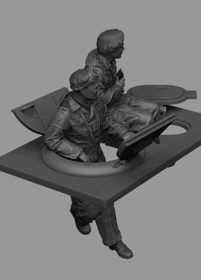 Panzer Art FI35-215 British Sherman tanks turret Pixie suit set 1/35 – image 4