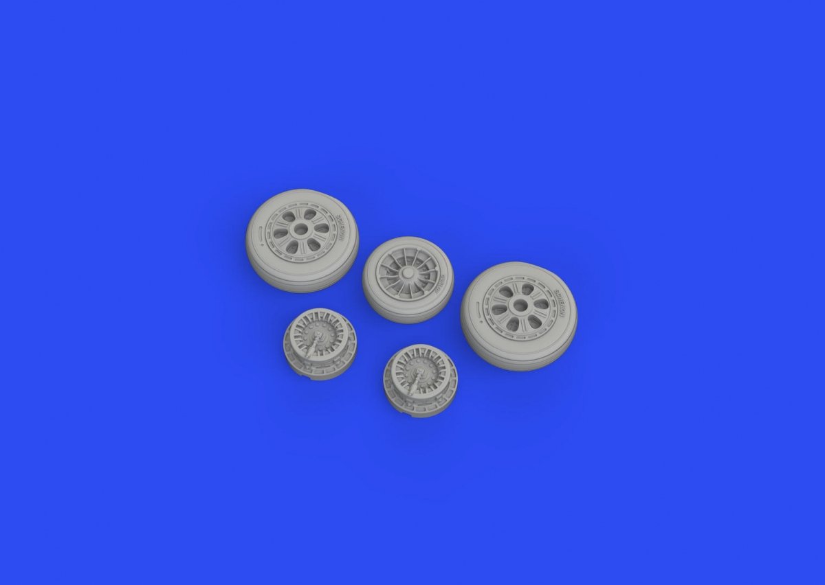 Eduard 648673 Saber F.4 wheels AIRFIX 1/48