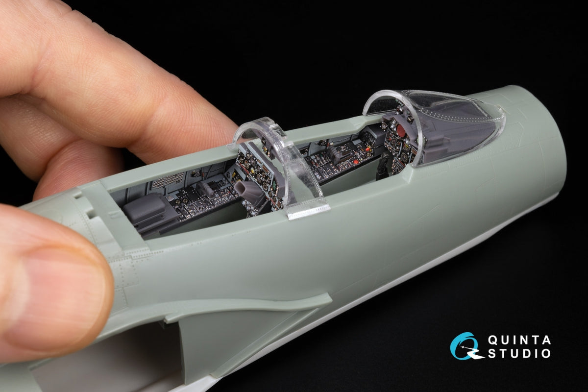 Quinta Studio QD+48495 F-4D late Phantom II 3D-Printed &amp;amp; colored Interior on decal paper (Academy) (with 3D-printed resin parts) 1/48 – immagine 12