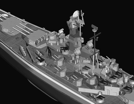 Trumpeter 05760 USS South Dakota BB-57 1/700 – Bild 4