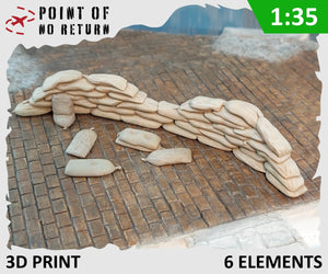 Point of no Return 3524052 Sandbags (MG Firing post - type 1) 1/35 – image 2