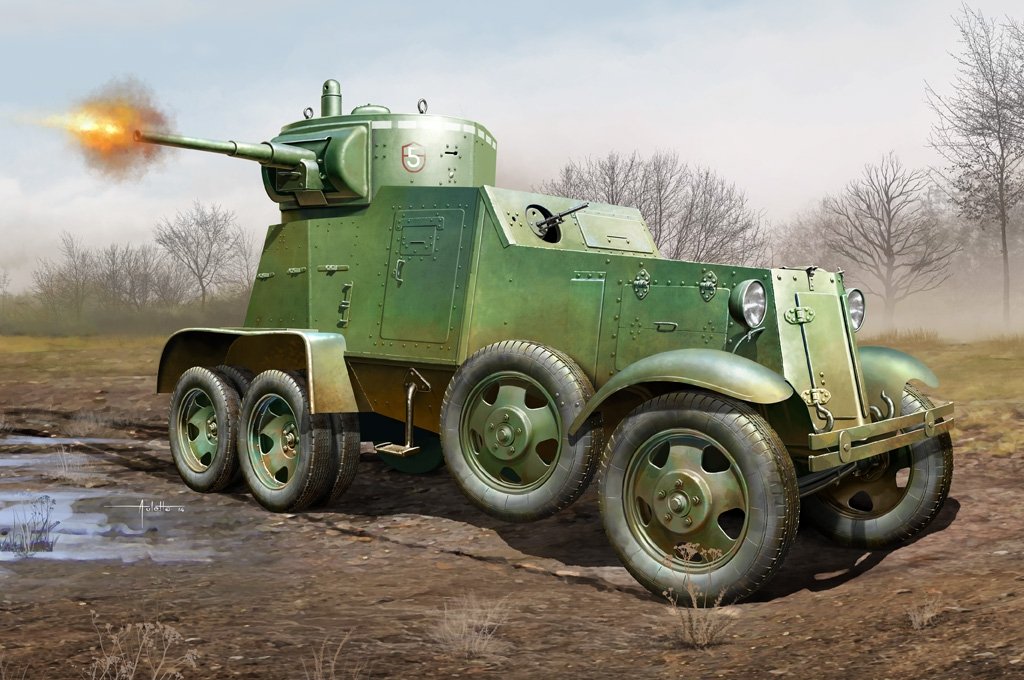 Hobby Boss 83838 Voiture blindée soviétique BA-3 (1/35)