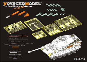 Voyager Model PE35743 WWII German King Tiger (Porsche Turret)（For TAMIYA 35169） 1/35