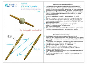 Quinta Studio QL32008 Wooden Propellers Axial (Wingnut Wings) 1/32 – image 8