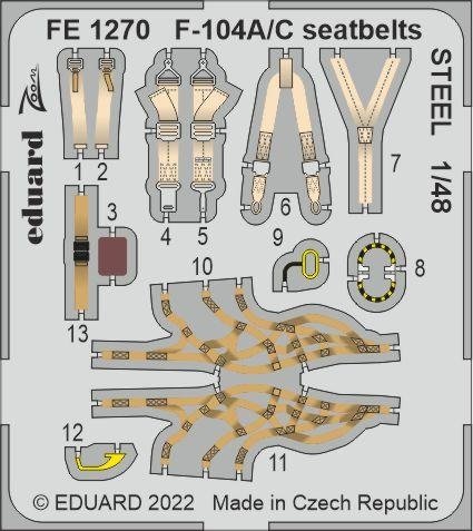 Eduard BIG49335 F-104C KINETIC MODEL 1/48 – immagine 5