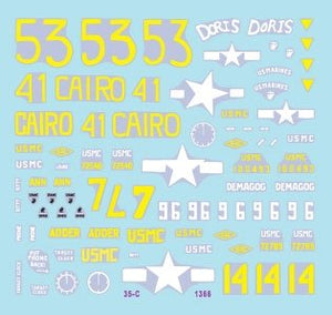 Star Decals 35-C1366 US PACIFIC WARS - IWO JIMA USMC Sherman tanks 1/35 – imagen 3