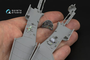 Quinta Studio QD48532 Bf 109E-3/4 3D-Printed &amp;amp; colored Interior on decal paper (HobbyBoss) 1/48 – image 7
