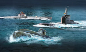 Revell 05186 70 Years Bundeswehr: Wilhelm Bauer, Type 206A, 212A 1/144