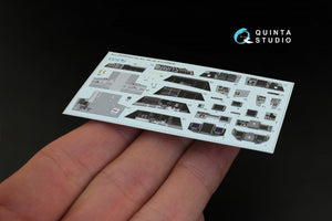 Quinta Studio QD48051 F/A-18F late / EA-18G 3D-Printed &amp;amp; colored Interior on decal paper (for Hasegawa kit) 1/48 – image 5