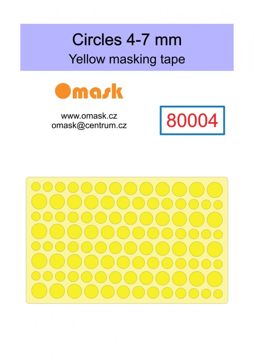 Omask X8002 Universal set 2 - yellow mask (80003, 80004, 80005, 80006, 80009) – image 3