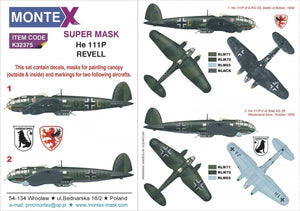 Montex K32375 He-111P 1/32