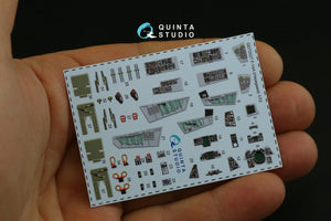 Quinta Studio QD72027 F-14A 3D-Printed &amp;amp; colored Interior on decal paper (for Hasegawa kit) 1/72 – Bild 2