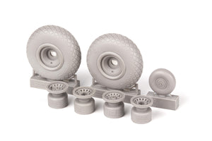 Eduard 6481020 B-17F wheels diamond tread EDUARD 1/48 – imagen 2